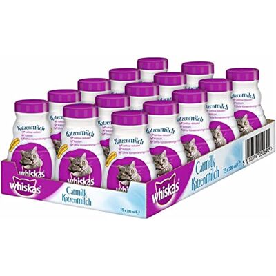 Whiskas Kattenmelk 200Ml (Doos Van 15) Whiskas Kattenmelk 200Ml (Doos Van 15)