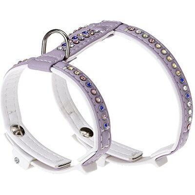 Ferplast Lilac Hondenharnas - Eco synthetisch leer, Strass, Mikroverstelbaar, 24-34 cm Ferplast Lilac Hondenharnas - Eco synthetisch leer, Strass, Mikroverstelbaar, 24-34 cm