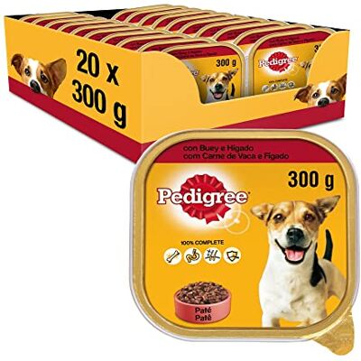 Pedigree Bekers voor honden, os en lever, 300 g (20 stuks) Pedigree Bekers voor honden, os en lever, 300 g (20 stuks)