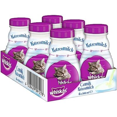 Whiskas Kattenmelk 200Ml (Doos Van 6) Whiskas Kattenmelk 200Ml (Doos Van 6)