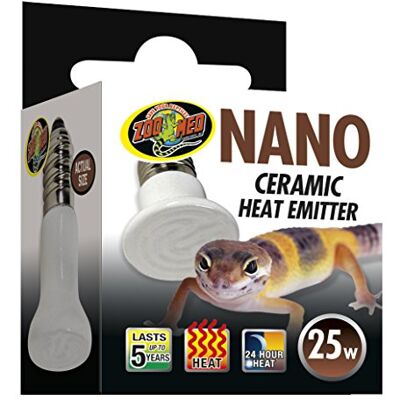 Zoomed Keramische Verwarmingslamp - 25W voor Klein Terrarium Zoomed Keramische Verwarmingslamp - 25W voor Klein Terrarium