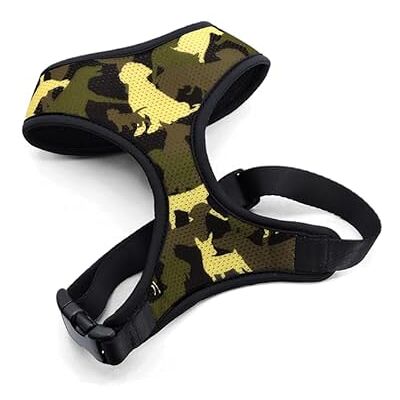 Morso Pettorina Air Mesh Full Metal Hond Groen Camouflage - S Morso Pettorina Air Mesh Full Metal Hond Groen Camouflage - S