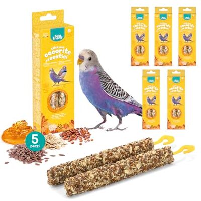 Best Friend Gebakken natuurlijke snacks voor cocoriet en exotische vogels. Heerlijke sticks voor vogels, rijk aan vitamines met berkenhout voor gezonde tanden Honing, 5 stuks x 85 g Best Friend Gebakken natuurlijke snacks voor cocoriet en exotische vogels. Heerlijke sticks voor vogels, rijk aan vitamines met berkenhout voor gezonde tanden Honing, 5 stuks x 85 g