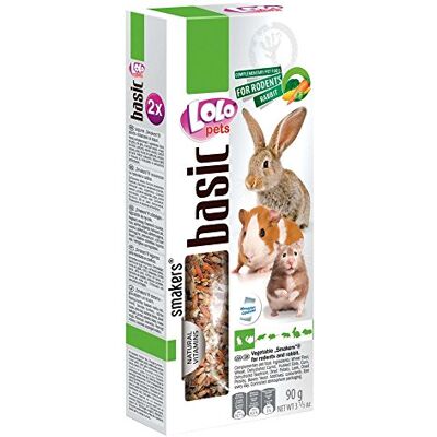 ICA LOLO Pets Lolo 2 Bar Vegt 90 gr knaagdier/konijn 110 g ICA LOLO Pets Lolo 2 Bar Vegt 90 gr knaagdier/konijn 110 g