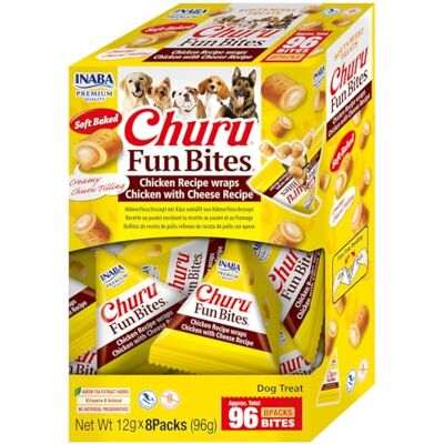 INABA CIAO Ninguno CHURU Fun Bites - Honden snacks - 8x12g INABA CIAO Ninguno CHURU Fun Bites - Honden snacks - 8x12g