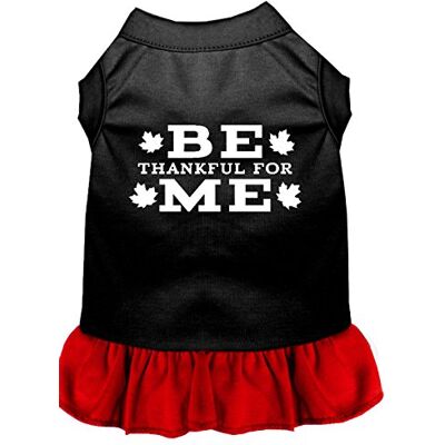 Mirage Pet Products Mirage Wees dankbaar voor mij Screen Print Hond Jurk Mirage Pet Products Mirage Wees dankbaar voor mij Screen Print Hond Jurk