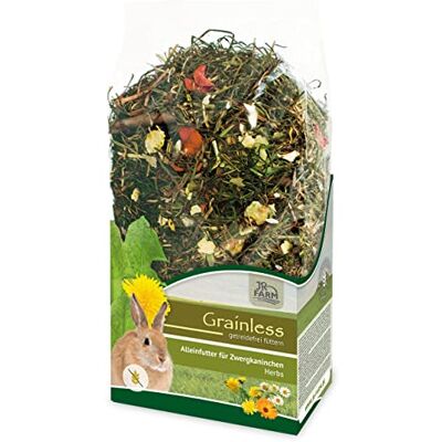 JR Farm Grainless Herbs Dwergkonijn 400g JR Farm Grainless Herbs Dwergkonijn 400g