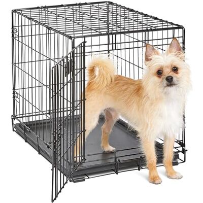 MidWest Homes for Pets Midwest icrate Pet Kisten, 1 deur, 60,96 cm mit Trennwand, Kist MidWest Homes for Pets Midwest icrate Pet Kisten, 1 deur, 60,96 cm mit Trennwand, Kist