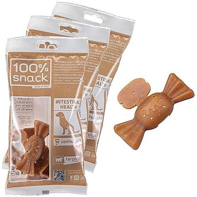 Ferplast Hondensnack Natuurlijke Hondensnack Mondhygiëne Voor darmgezondheid met Euglena zeewier 3 pack kit 225g Ferplast Hondensnack Natuurlijke Hondensnack Mondhygiëne Voor darmgezondheid met Euglena zeewier 3 pack kit 225g