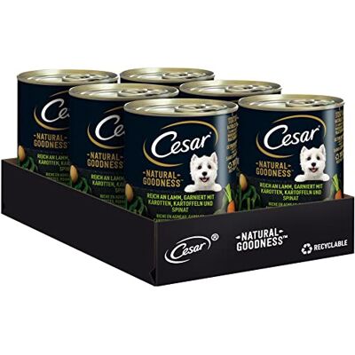 Cesar Natural Goodness Blikje Lam 6 X 400G Cesar Natural Goodness Blikje Lam 6 X 400G