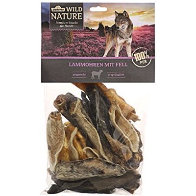 Dehner Wild Nature Hondenoren met natuurlijke lammetjesvacht - Hondensnack Dehner Wild Nature Hondenoren met natuurlijke lammetjesvacht - Hondensnack