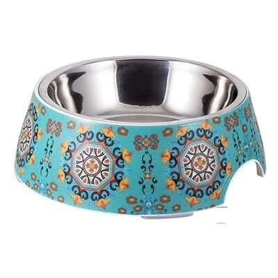 DRW Voerbak voor hond of kat, afneembaar, groen, middelgroot, 14 x 14 x 5,5 cm DRW Voerbak voor hond of kat, afneembaar, groen, middelgroot, 14 x 14 x 5,5 cm
