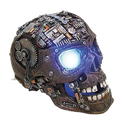 Nobby 28603 Aqua Ornaments "CYBORG SCHÄDEL" met LED 20, 8 x 13, 7 x 15, 0 cm Nobby 28603 Aqua Ornaments "CYBORG SCHÄDEL" met LED 20, 8 x 13, 7 x 15, 0 cm