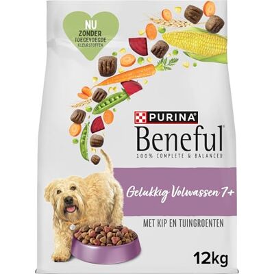 Beneful Gelukkig Volwassen Kip & Groenten Honden droogvoer (12kg) Beneful Gelukkig Volwassen Kip & Groenten Honden droogvoer (12kg)