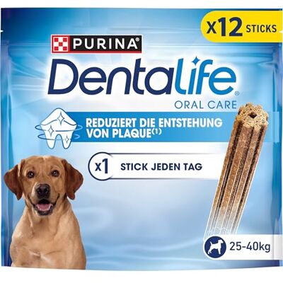 Dentalife Purina Maxi Hondentandverzorgingssnacks, Vermindert Tandsteen, Kip, 5 Stuks Verpakking (5 x 426 g) Dentalife Purina Maxi Hondentandverzorgingssnacks, Vermindert Tandsteen, Kip, 5 Stuks Verpakking (5 x 426 g)