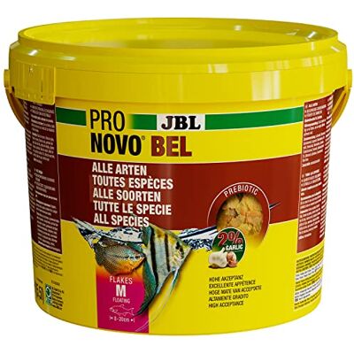JBL PRONOVO BEL FLAKES, hoofdvoer voor alle aquariumvissen van 8-20 cm, visvoer-vlokken, maat M, 5.5 L JBL PRONOVO BEL FLAKES, hoofdvoer voor alle aquariumvissen van 8-20 cm, visvoer-vlokken, maat M, 5.5 L