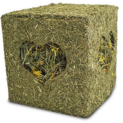JR Farm Hooi kubus groot met bloemen 450 g JR Farm Hooi kubus groot met bloemen 450 g