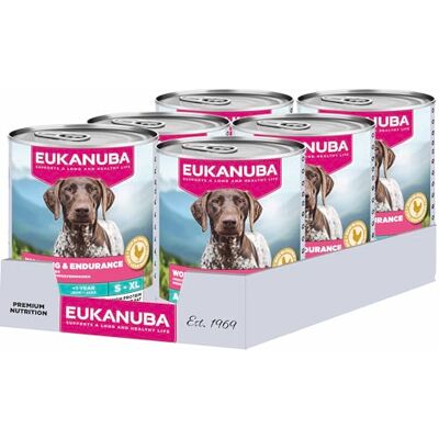 Eukanuba Special Care natvoer voor volwassen honden, Working & Endurance 6 x 400 g Eukanuba Special Care natvoer voor volwassen honden, Working & Endurance 6 x 400 g