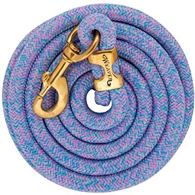 Weaver Equine Weaver Leather Poly Lead Rope met Massief Messing 225 Snap Weaver Equine Weaver Leather Poly Lead Rope met Massief Messing 225 Snap