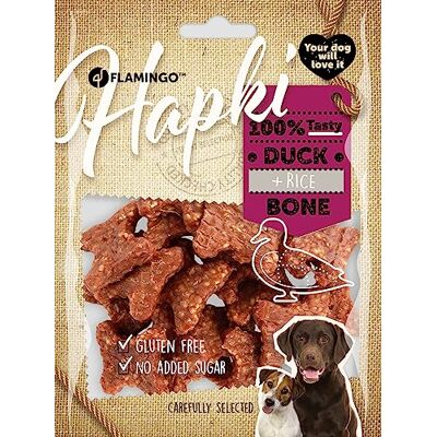 Flamingo - Hapki Nuggets - Eend - Rijst - Snack Flamingo - Hapki Nuggets - Eend - Rijst - Snack
