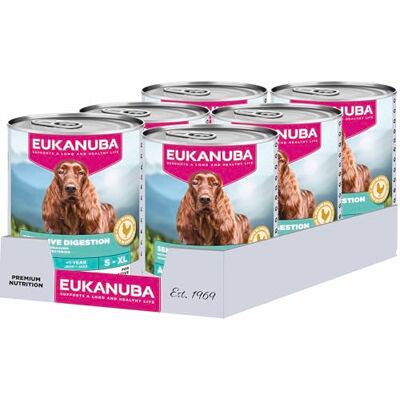 Eukanuba Special Care natvoer voor volwassen honden met een gevoelige spijsvertering 6 x 400 g Eukanuba Special Care natvoer voor volwassen honden met een gevoelige spijsvertering 6 x 400 g