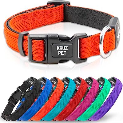 KRUZ PET - KZA102-08XS - Ademend mesh - Halsband voor huisdier KRUZ PET - KZA102-08XS - Ademend mesh - Halsband voor huisdier