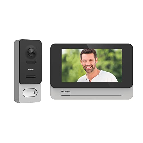 Philips Draadloze en verbonden 7'' touchscreen videofoon WelcomeEye Wireless  afstand 350m 531039