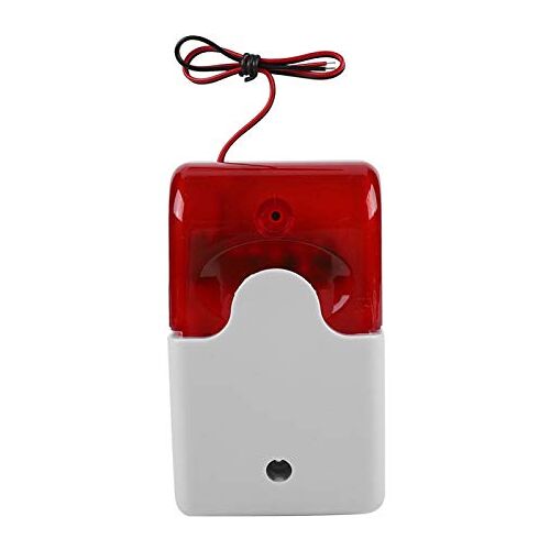 Demeras Alarm Strobe Rood Licht 12 V Bedrade Strobe Sirene Geluid Alarm Strobe Rood Licht Geluid Sirene Home Security Alarm Systeem