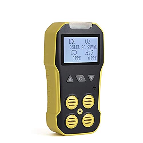 ASEDVG Multi Gas Detector Gas Meter O2 H2S CO LEL 4 In 1 Zuurstof Waterstof Sulfide Koolmonoxide Brandbaar Gas Lekdetector, Gasdetectoren