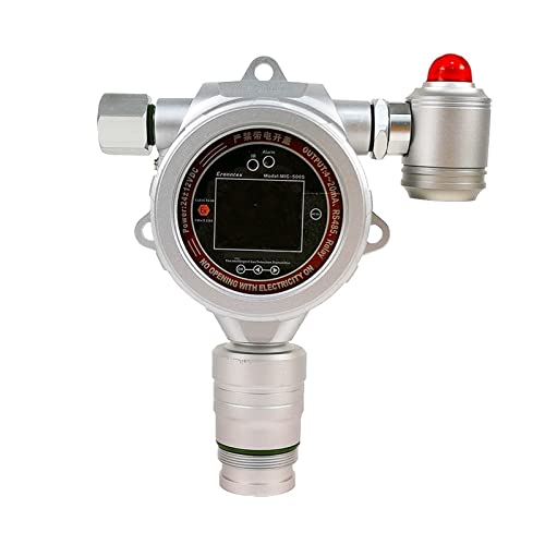 ASEDVG Vaste fosfine-gaslekdetector, met hoorbare, visuele alarmen, bereik 0-10 ppm, 0-100 ppm, 0-1000 ppm, 0-4000 ppm, giftig gasdetector, gasdetectoren (kleur: 0-10 ppm, maat: 1)