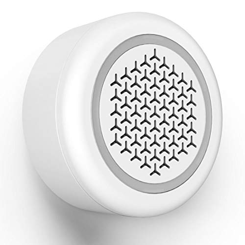 Hama Alarmsirene voor binnen met wifi en app (alarmsysteem met knipperlicht, smart home alarm werkt zonder hub/gateway, voor stopcontact, slim alarm met 105 dB en 10 beltonen) wit