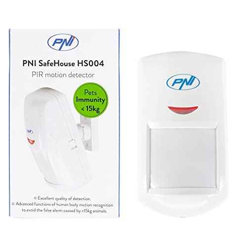 PNI Draadloze PIR-sensor  SafeHouse HS004 Pet Immunity (max. 15kg) voor alarmsystemen