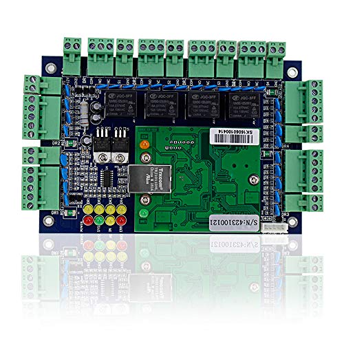 uoweky 4 Deur Netwerk Toegangscontrole Panel Board Met Software Communicatie Protocol TCP/IP board Wiegand Reader voor 4 Deur Gebruik