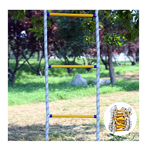 Agashi Touwladder, Draagbare Veiligheidstouwladder, Noodbrandtrapladder, Zachte Ladder, Brandtouwladder Snelle Implementatie Kan Worden Gebruikt/7M/22.96Ft