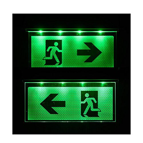 AtR Noodverlichting noodverlichting exit nooduitgang vluchtweg licht vluchtweg pijl naar links/rechts