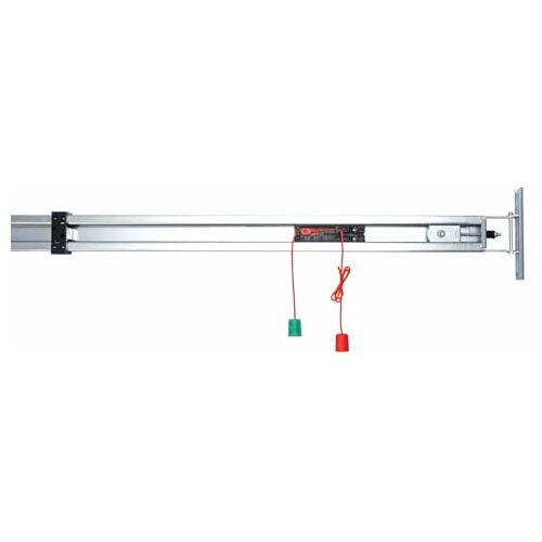 Marantec SZ 12 Aandrijfrail voor garagedeuraandrijving, rail/poortrail voor garagedeuren, sectionaaldeuren en schuifpoorten, zilver