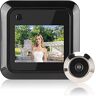 Yosoo Smart Door Viewer, 2.4in Smart Door Viewer TFT LCD-scherm Deurviewer 0.3MP 95° Groothoekcamera Foto-opname Deurviewer voor Alle Leeftijden