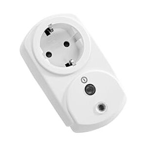 Roto Origineel draadloos stopcontact Storingsgevoelige radiofrequentie en hoog bereik Schakelvermogen max. 2300W of 10A Tijdgestuurd aan/uitschakelen Wit Roto Origineel draadloos stopcontact Storingsgevoelige radiofrequentie en hoog bereik Schakelvermogen max. 2300W of 10A Tijdgestuurd aan/uitschakelen Wit