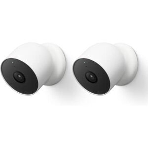 Google Nest Cam-2 Intelligente bewakingscamera voor binnen en buiten, 1080p, G3AL9, Snow, 2 stuks (1 stuks) Google Nest Cam-2 Intelligente bewakingscamera voor binnen en buiten, 1080p, G3AL9, Snow, 2 stuks (1 stuks)