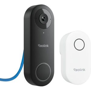 REOLINK Video Deurbel Camera PoE met Bel, 2K+ Super HD Video Bedrade Buitencamera, 180° Diagonaal Beeld, Tweerichtingsaudio, Persoonsdetectie, Waterdicht, Waarschuwingen, Werkt Met NVR REOLINK Video Deurbel Camera PoE met Bel, 2K+ Super HD Video Bedrade Buitencamera, 180° Diagonaal Beeld, Tweerichtingsaudio, Persoonsdetectie, Waterdicht, Waarschuwingen, Werkt Met NVR