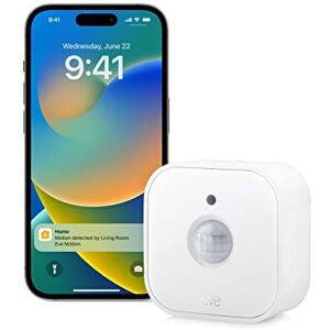 eve Motion (Matter) Slimme bewegingssensor, lichtsensor, binnen & buiten, automatische activering van lichten / apparaten, Apple Home, Alexa, Google Home, SmartThings, Thread Border Router vereist eve Motion (Matter) Slimme bewegingssensor, lichtsensor, binnen & buiten, automatische activering van lichten / apparaten, Apple Home, Alexa, Google Home, SmartThings, Thread Border Router vereist