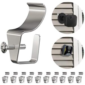 Hibezos Blink XT2 Camera Vinyl Siding Clips Haken Geen Gat Nodig Outdoor Siding Schroeven Hanger voor Montage Blink Camera Home Security Systeem Weerbestendig RVS Blink Siding Mount (12 Pack) Hibezos Blink XT2 Camera Vinyl Siding Clips Haken Geen Gat Nodig Outdoor Siding Schroeven Hanger voor Montage Blink Camera Home Security Systeem Weerbestendig RVS Blink Siding Mount (12 Pack)