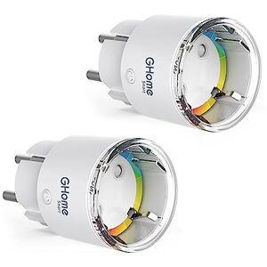 GHome Smart Wifi-stopcontact, kleinste wifi-stopcontact, accessoires, smart plug-app, afstandsbediening, stroomverbruik, meten, spraakbediening, tijdschema, werkt met Alexa Google Home, 2 stuks, GHome Smart Wifi-stopcontact, kleinste wifi-stopcontact, accessoires, smart plug-app, afstandsbediening, stroomverbruik, meten, spraakbediening, tijdschema, werkt met Alexa Google Home, 2 stuks,