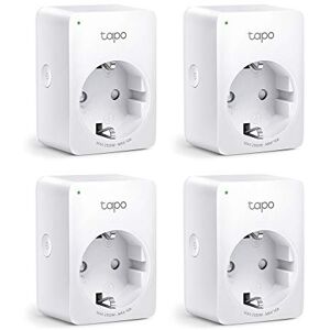 Tapo TP-Link P100 Amazon Alexa-accessoires Smart Home WLAN WiFi-aansluiting Stopcontact, Wit, 4 Stuks Tapo TP-Link P100 Amazon Alexa-accessoires Smart Home WLAN WiFi-aansluiting Stopcontact, Wit, 4 Stuks