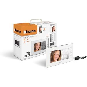 Bticino 335253 WIFI video-intercom met extra 2-draads monitor, 7-inch display, kleuren met handsfree, touchscreen, app-bediening, tweede display voor tweegezinswoningen Bticino 335253 WIFI video-intercom met extra 2-draads monitor, 7-inch display, kleuren met handsfree, touchscreen, app-bediening, tweede display voor tweegezinswoningen
