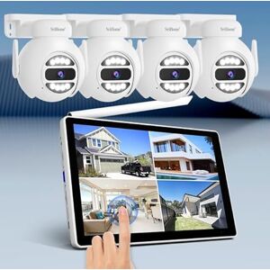 SRIHOME - NVS010 - 4x5MP - 10.1in - Video-surveillanceset SRIHOME - NVS010 - 4x5MP - 10.1in - Video-surveillanceset