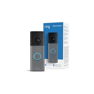 Ring Battery Video Doorbell 2K, Videodeurbel op batterij (nieuwste generatie), Zelf te installeren deurbelcamera, Retinal 2K, 6x zoom, Ingebouwde batterij, Gratis -proefabonnement van 30 dagen Ring Battery Video Doorbell 2K, Videodeurbel op batterij (nieuwste generatie), Zelf te installeren deurbelcamera, Retinal 2K, 6x zoom, Ingebouwde batterij, Gratis -proefabonnement van 30 dagen