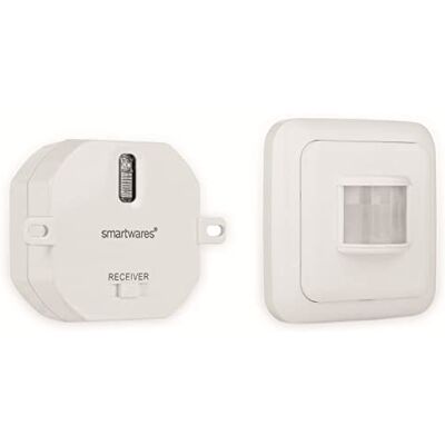 Smartwares Wit Lichtschakelaar & Bewegingssensor Set Smartwares Wit Lichtschakelaar & Bewegingssensor Set