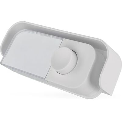 EMOS Beldrukker voor 2-draads deurbel klassieke deurbelknop met naamplaatje witte belknop compatibel met deurbel P57101, P57102 bedraad, max. 24 V DC EMOS Beldrukker voor 2-draads deurbel klassieke deurbelknop met naamplaatje witte belknop compatibel met deurbel P57101, P57102 bedraad, max. 24 V DC