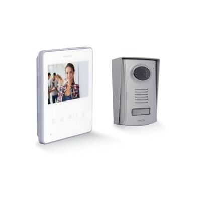 CHACON Videofoon met 4,3 inch-scherm, Ultra Slim – wit CHACON Videofoon met 4,3 inch-scherm, Ultra Slim – wit